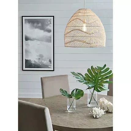 Rattan Boho Bell Shaped Pendant - HER Home Design Boutique